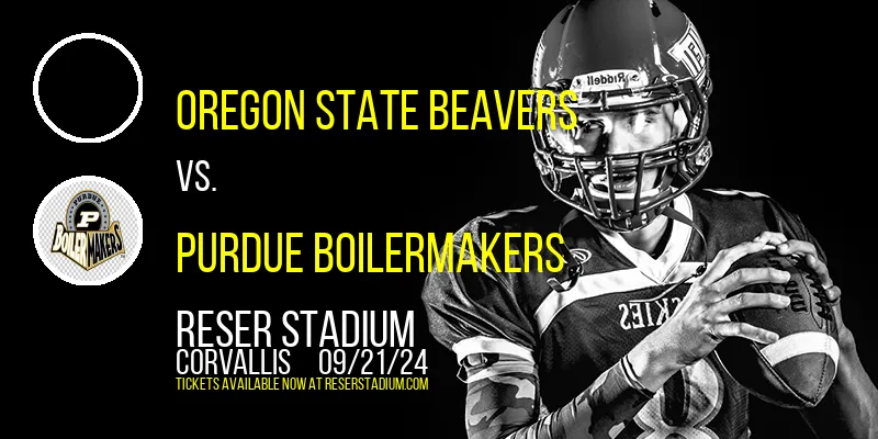 Oregon State Beavers vs. Purdue Boilermakers at Reser Stadium